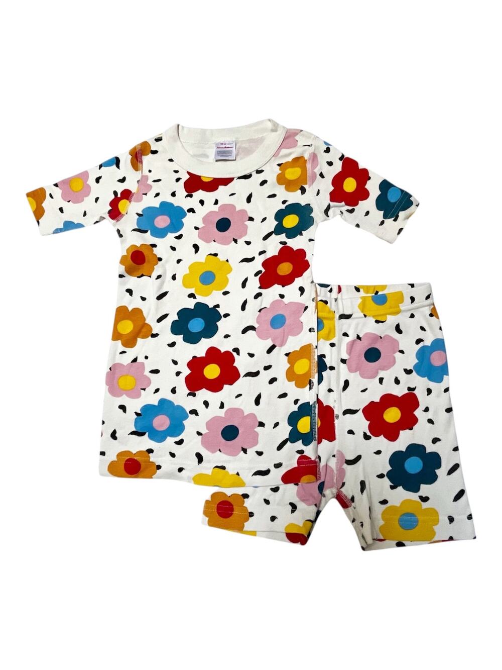 Hanna Andersson Summer Flowers PJs Size 6/7